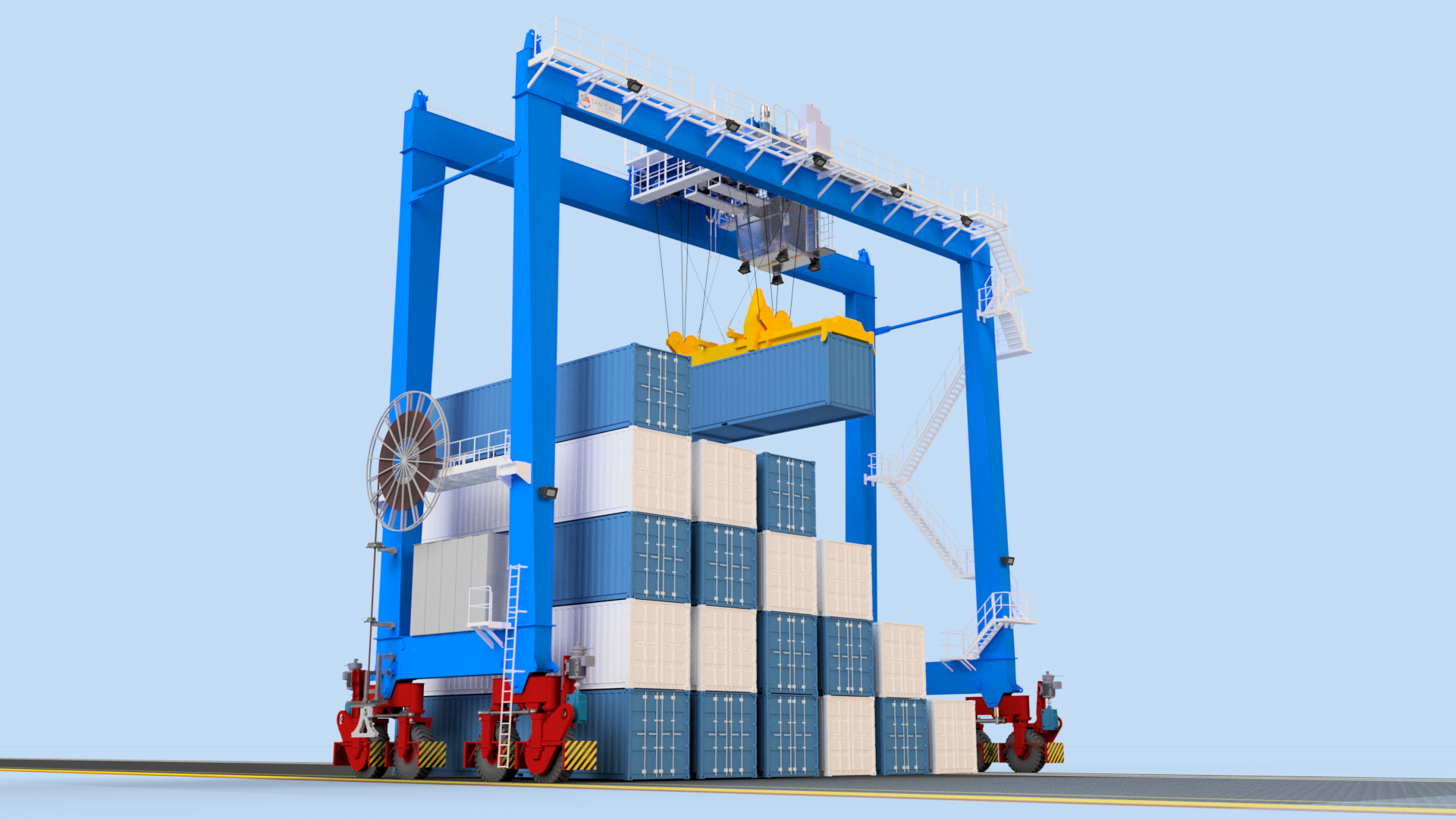 TCGT đóng mới Cẩu RTG mang thương hiệu Tân cảng