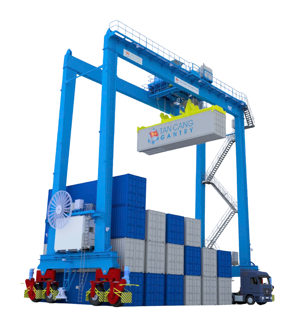Cẩu RTG 6+1 Tân Cảng Gantry