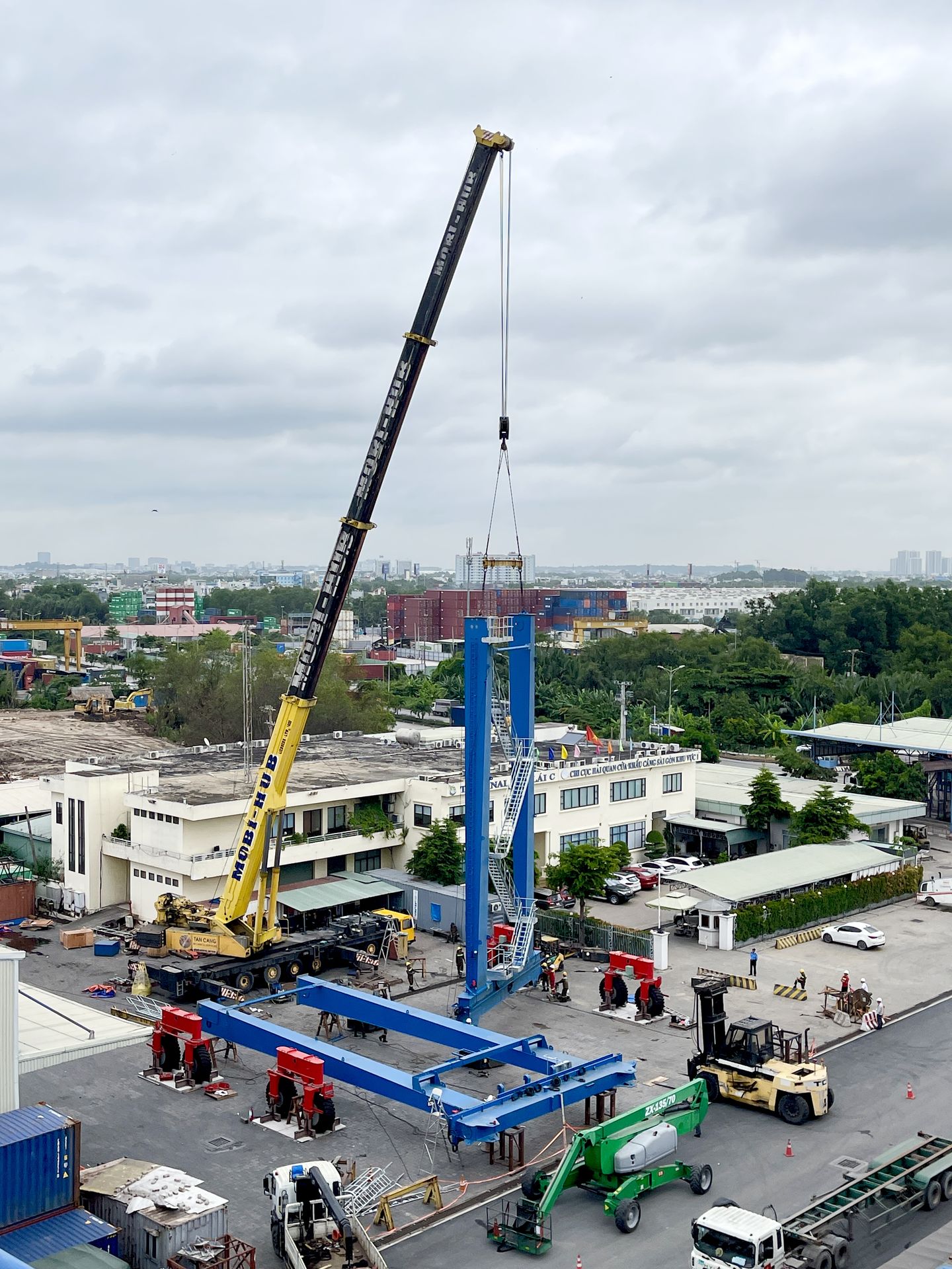 Kết cấu cẩu RTG Tân Cảng Gantry